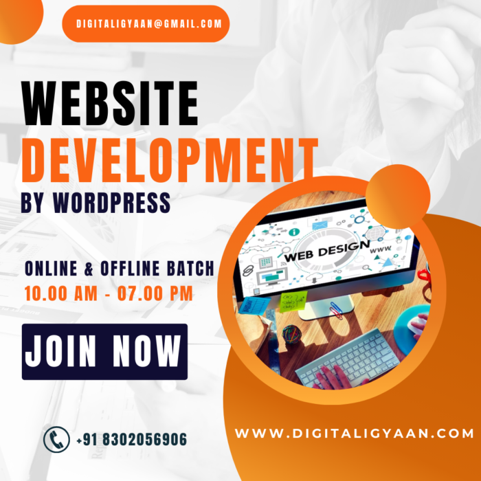 WordPress Website Development Course | DigitaliGyaan®
