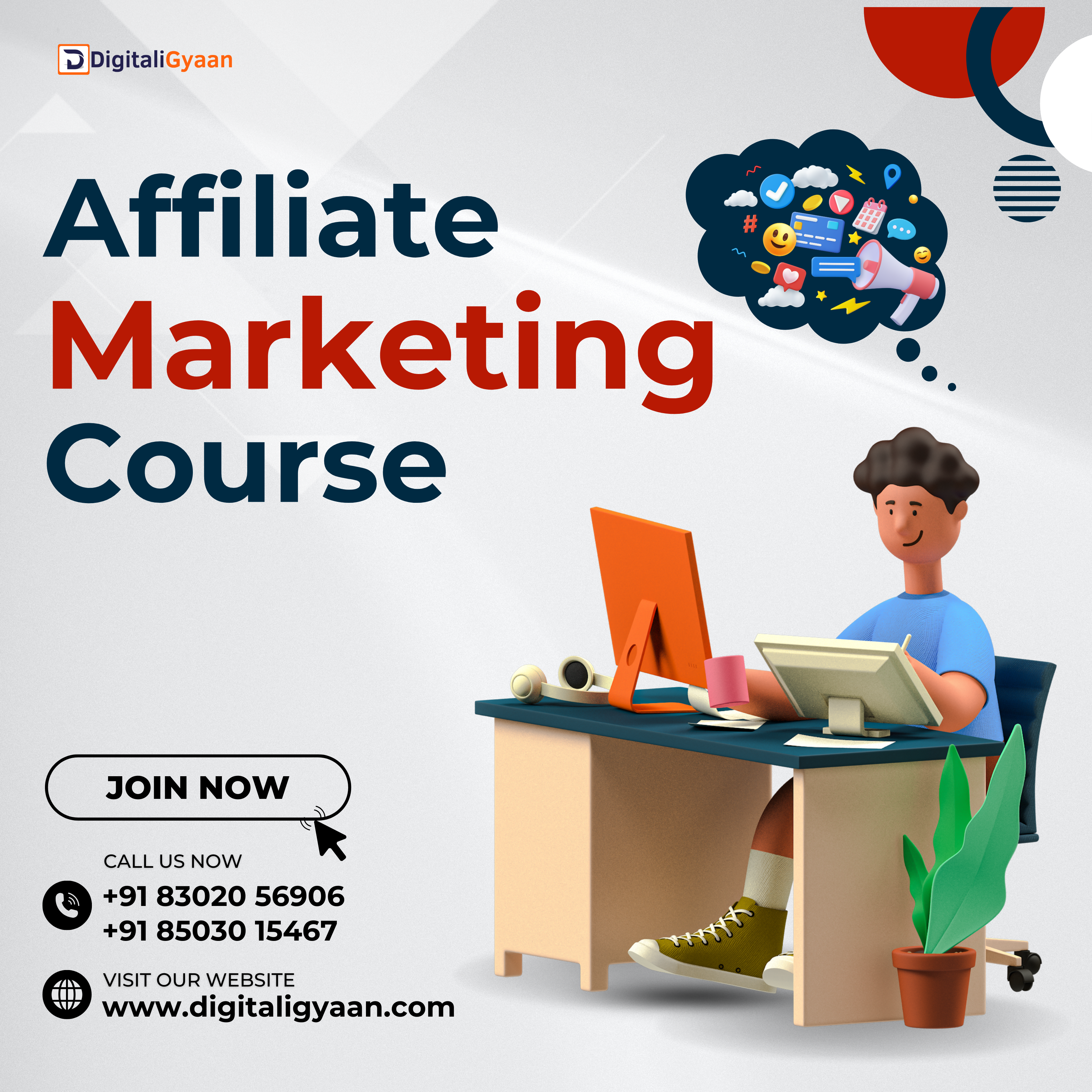 Affiliate Marketing Course in Jaipur | DigitaliGyaan