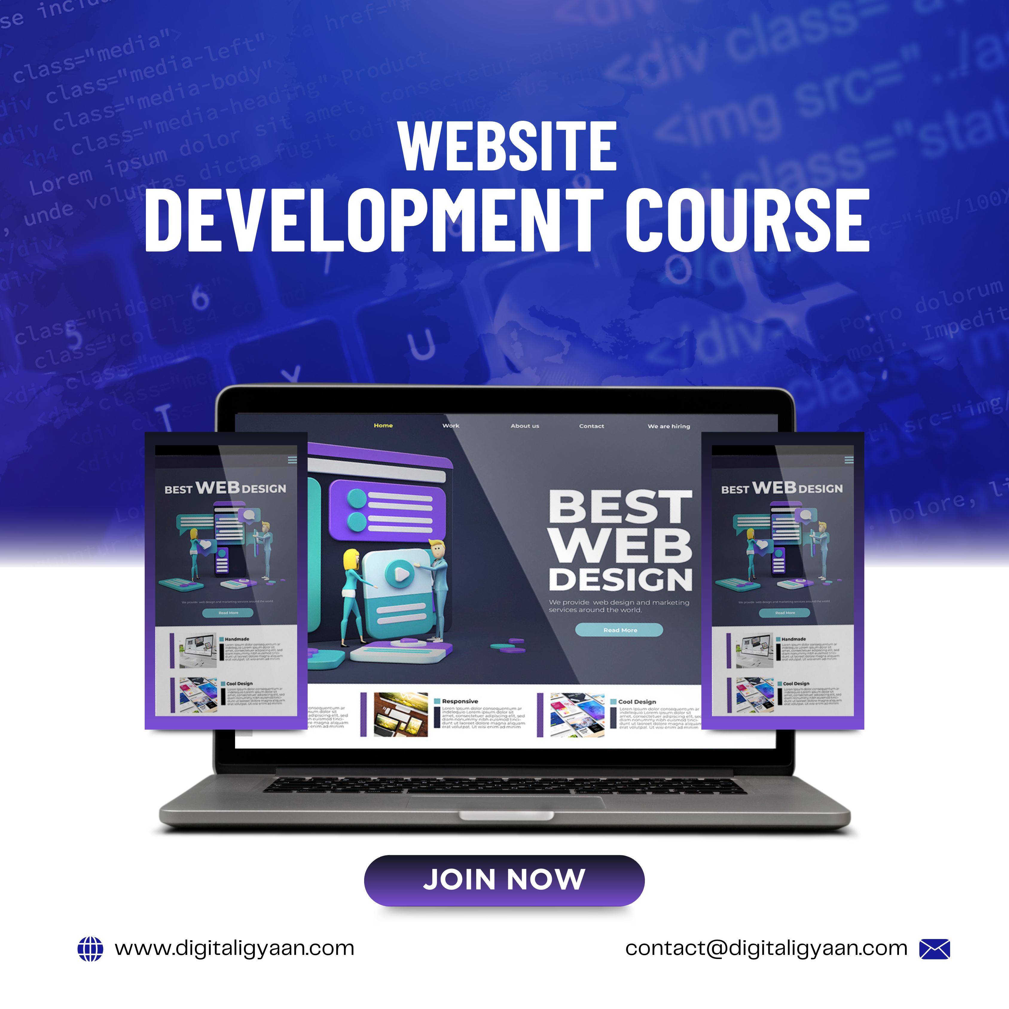 Website Development Course in Jaipur | DigitaliGyaan